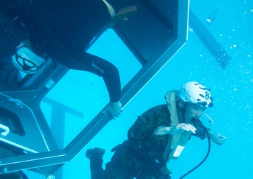 11th MEU Marines Conduct Underwater Egress Training