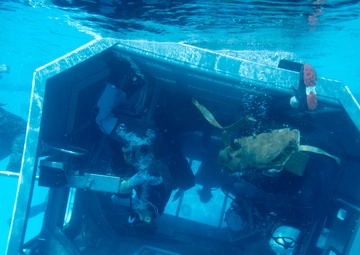 11th MEU Marines Conduct Underwater Egress Training