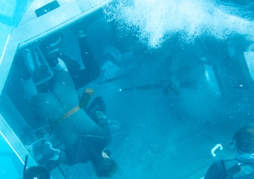 11th MEU Marines Conduct Underwater Egress Training