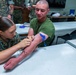11th MEU Sailors and Marines Conduct Blood Transfusion Training