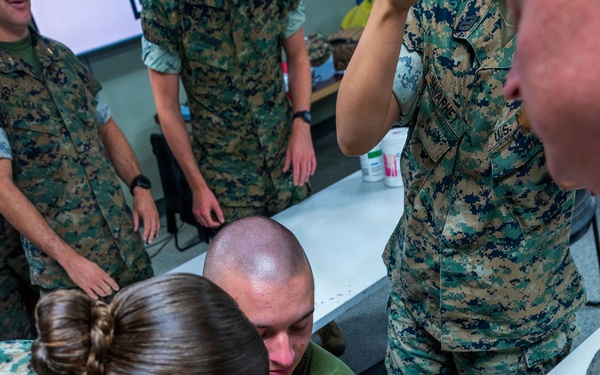 11th MEU Sailors and Marines Conduct Blood Transfusion Training