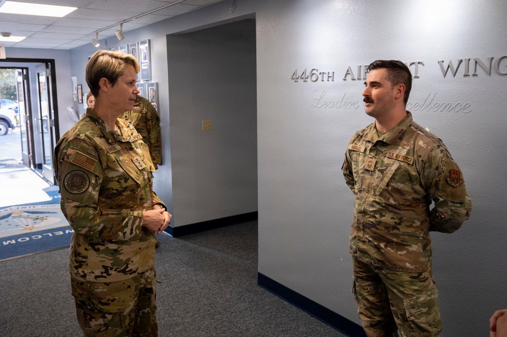 AMC Deputy Commander visits Team McChord