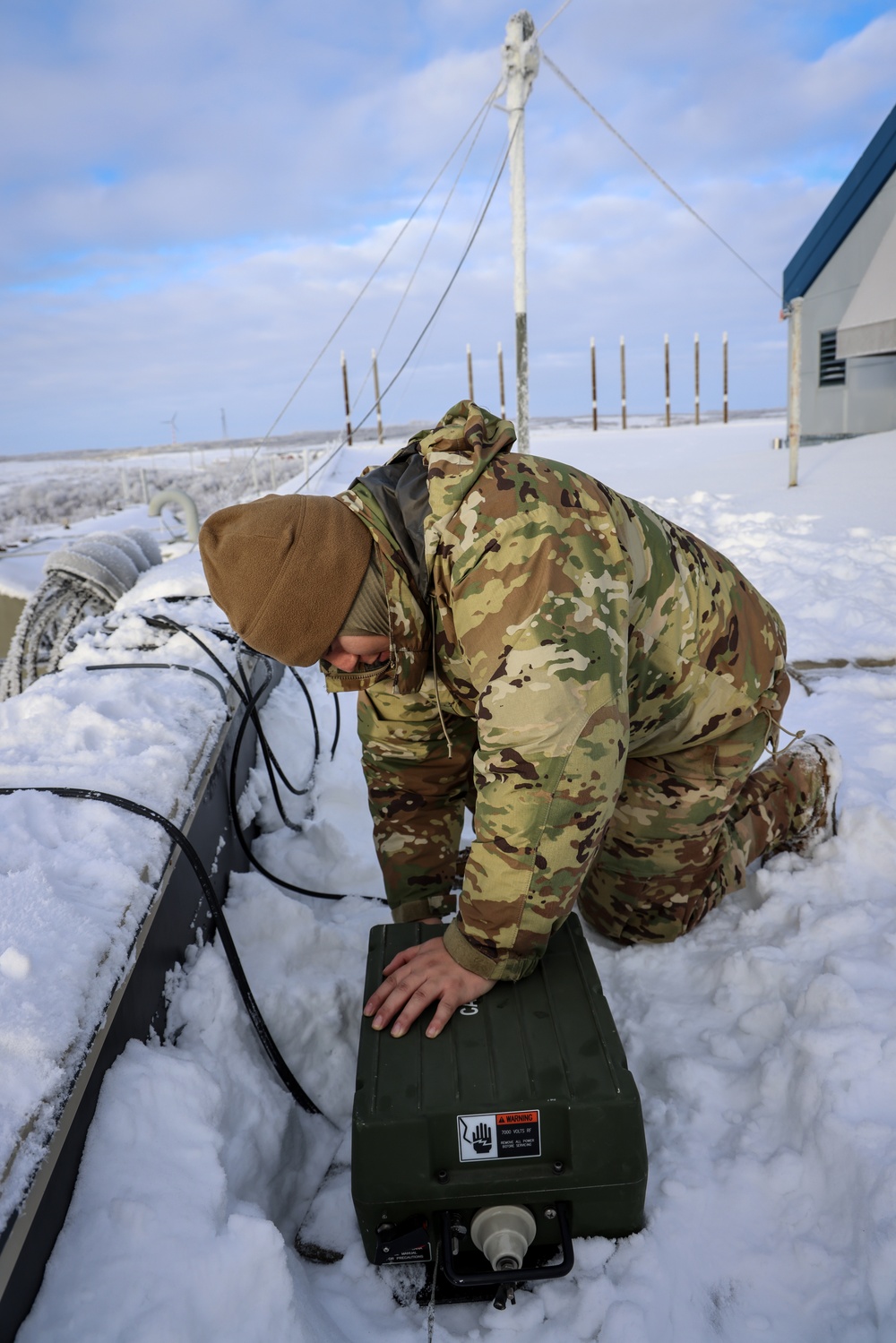 AKOM members install communication equipment during Operation Halong Response