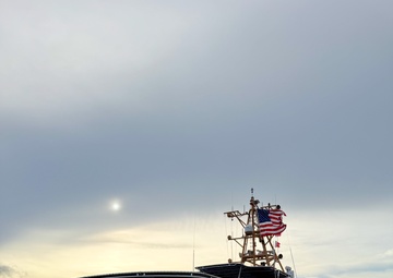 USCGC Frederick Hatch (WPC 1143) returns to Guam following drydock