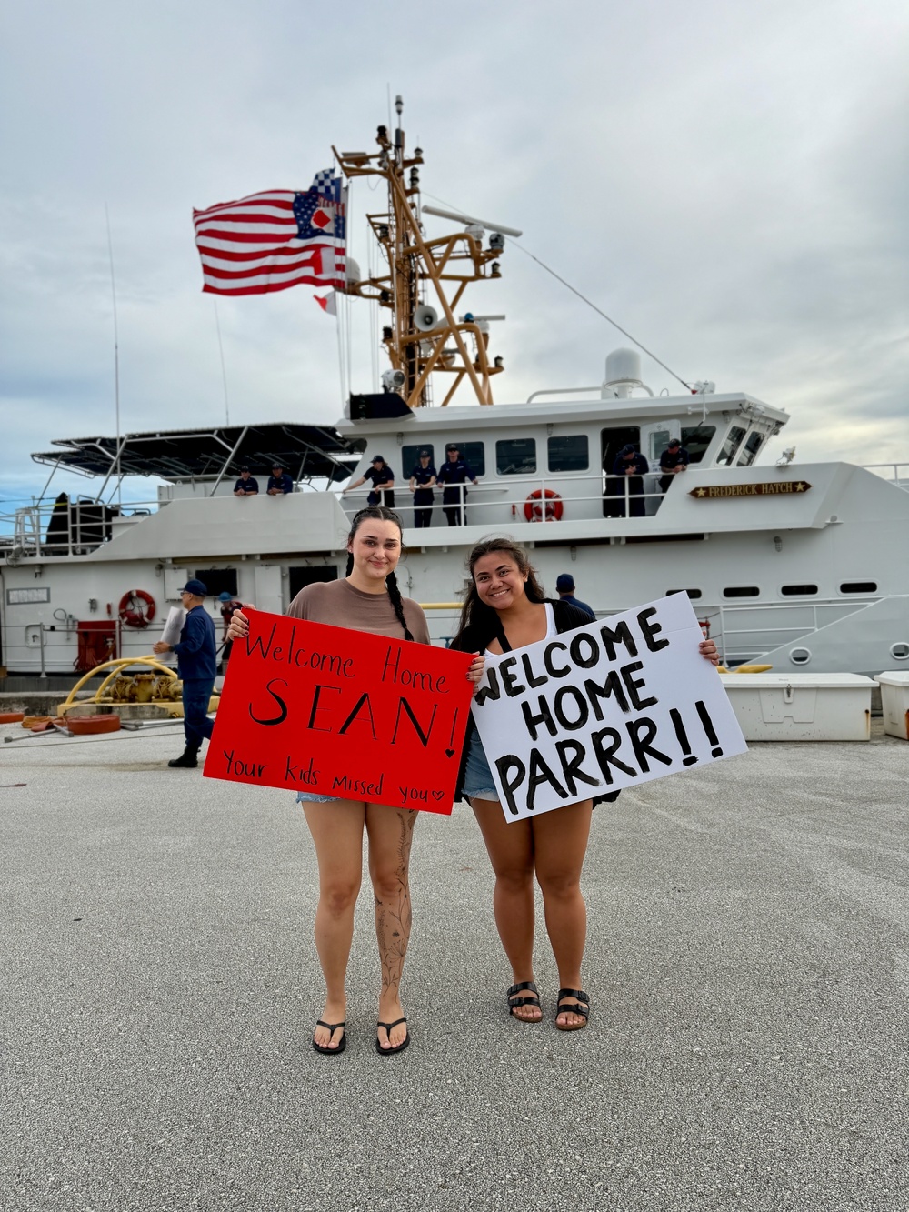 USCGC Frederick Hatch (WPC 1143) returns to Guam following drydock