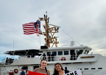 USCGC Frederick Hatch (WPC 1143) returns to Guam following drydock