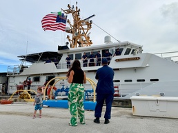 USCGC Frederick Hatch (WPC 1143) returns to Guam following drydock