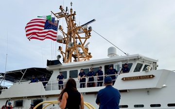 USCGC Frederick Hatch returns to Guam following drydock in Honolulu