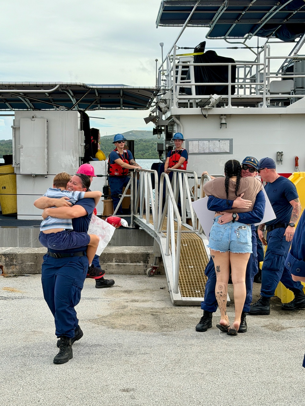 USCGC Frederick Hatch (WPC 1143) returns to Guam following drydock