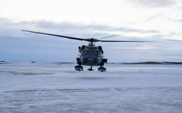 Alaska Army National Guard Black Hawk aviators conduct flight operations during Operation Halong Response