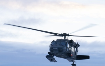 Alaska Army National Guard Black Hawk aviators conduct flight operations during Operation Halong Response