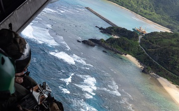 VMM-262 fires GAU-21 during live-fire exercise