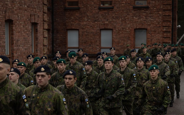 U.S. Marines and Sailors attend Finnish Swedish Heritage Day Parade