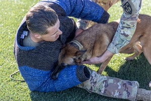 AFN Naples Radio News - Military Working Dogs Training and USAG Stuggart Sensory Santa