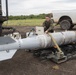 VMFA-225 Marines load A GBU-54 LJDAM onto an F-35B Lightning II