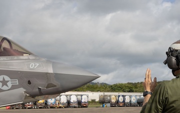 VMFA-225 conducts flight operations in Puerto Rico