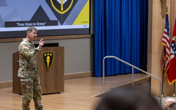 GEN Hodne Shares Modernization Goals with Future Leaders at the USAWC