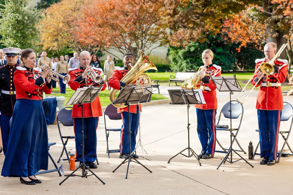 The Commandant, Gen. Eric M. Smith Attends Pentagon 250th Marine Corps Birthday Cake Cutting Ceremony