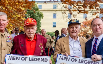 The Commandant, Gen. Eric M. Smith Attends Pentagon 250th Marine Corps Birthday Cake Cutting Ceremony