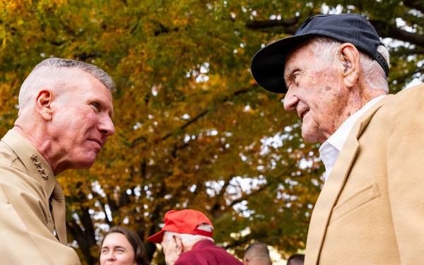 The Commandant, Gen. Eric M. Smith Attends Pentagon 250th Marine Corps Birthday Cake Cutting Ceremony