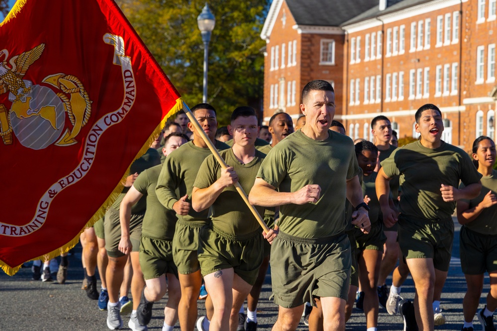 MCB Quantico conducts Moto Run for the 250th Marine Corps Birthday