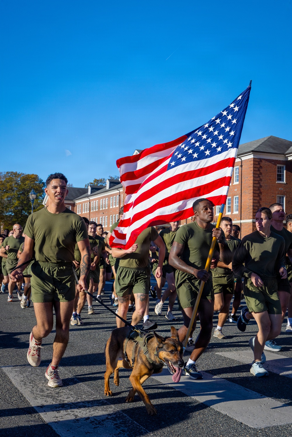 MCB Quantico conducts Moto Run for the 250th Marine Corps Birthday