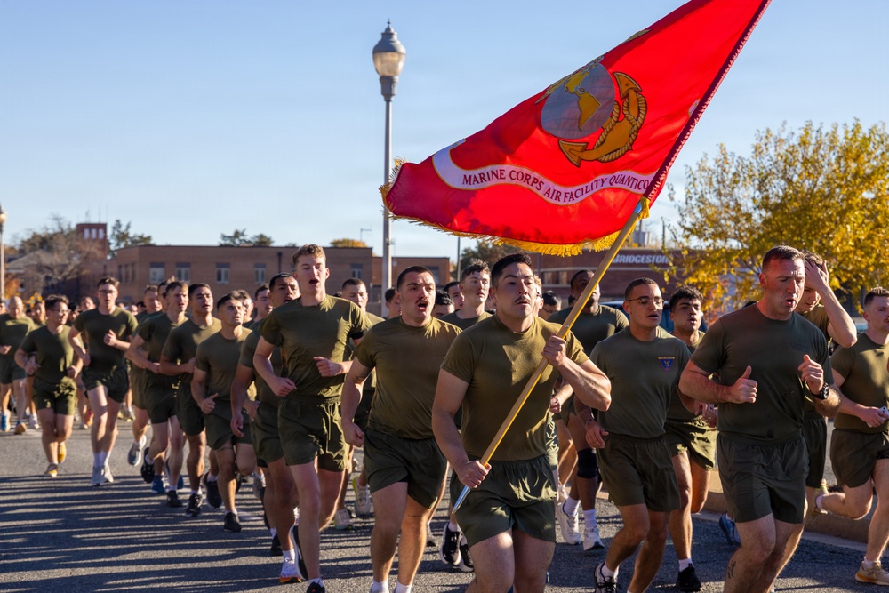MCB Quantico conducts Moto Run for the 250th Marine Corps Birthday
