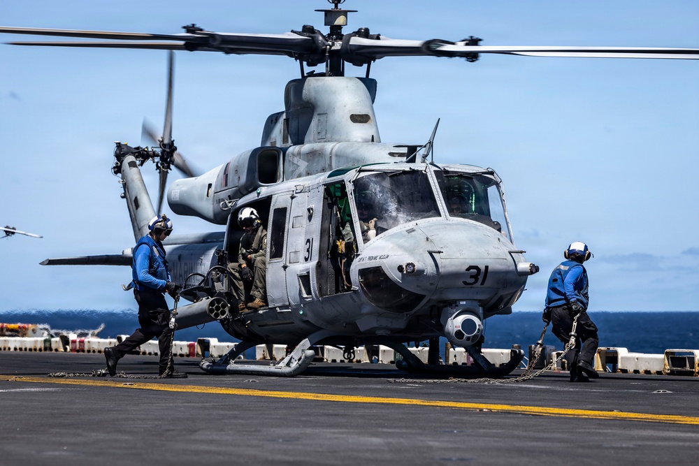 USS Iwo Jima Conducts Flight Operations