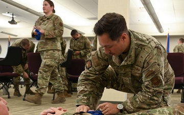 Airman Leadership School holds Tactical Combat Casualty Care class