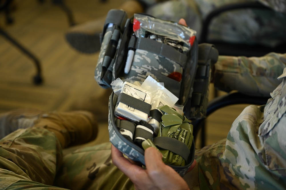 Airman Leadership School holds Tactical Combat Casualty Care class