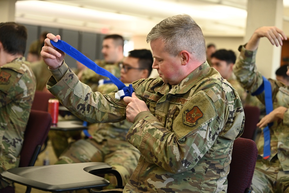 Airman Leadership School holds Tactical Combat Casualty Care class
