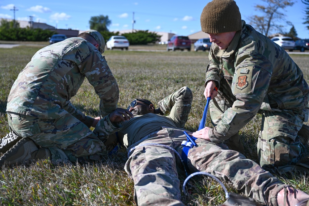 Airman Leadership School holds Tactical Combat Casualty Care class