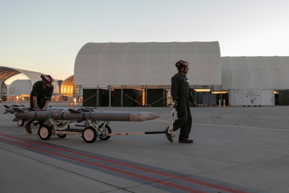 VMFA 122 Marines conduct flight operations during RUT
