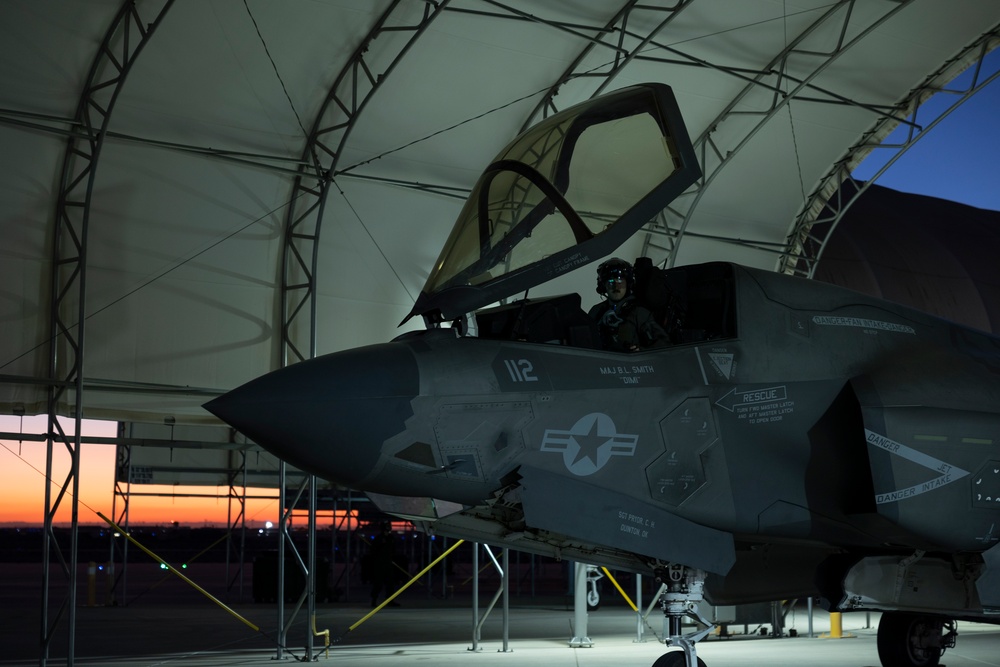 VMFA 122 Marines conduct flight operations during RUT