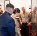 The Commandant, Gen. Eric M. Smith attends a meritorious promotion ceremony for Marines stationed around the globe
