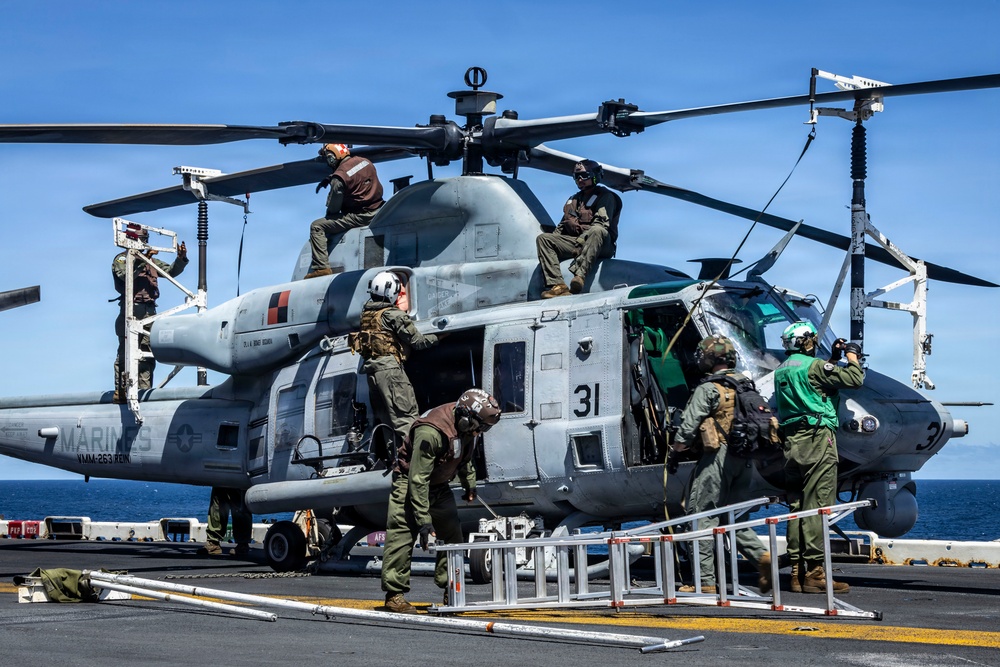 USS Iwo Jima Conducts Flight Operations