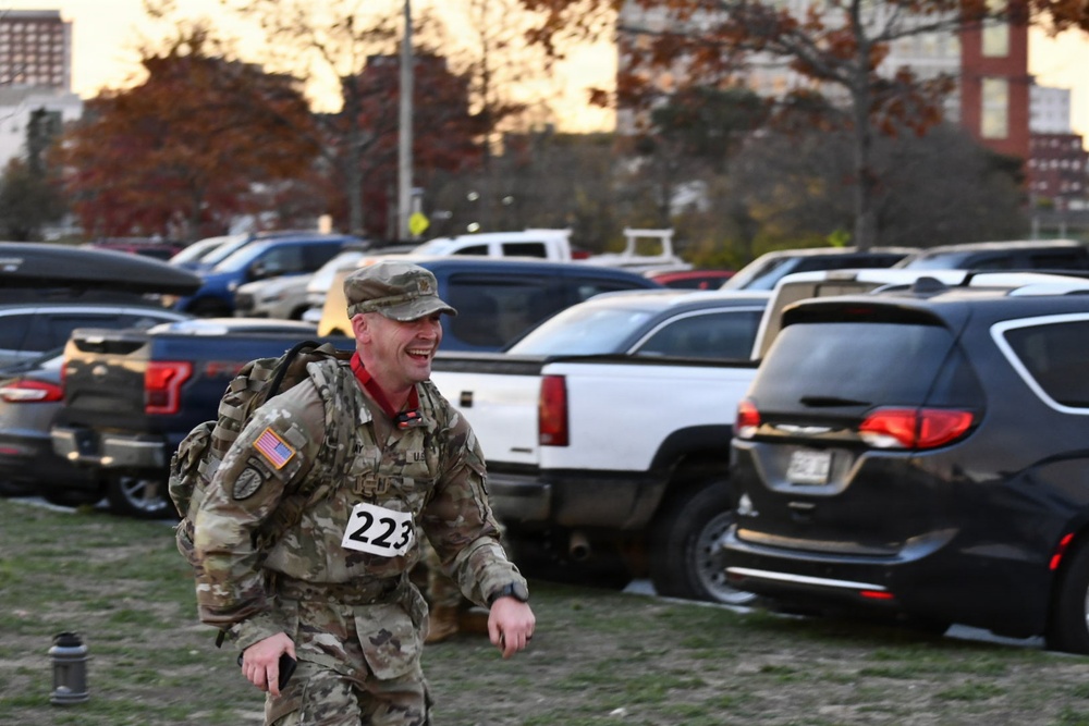 Maine National Guard and ROTC Cadets Take on Norwegian Foot March in Portland