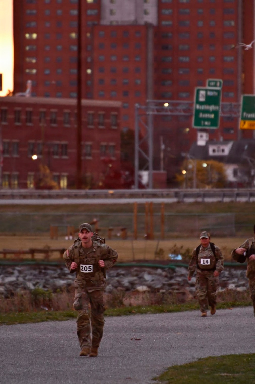 Maine National Guard and ROTC Cadets Take on Norwegian Foot March in Portland
