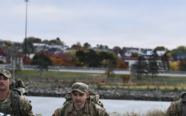 Maine National Guard and ROTC Cadets Take on Norwegian Foot March in Portland