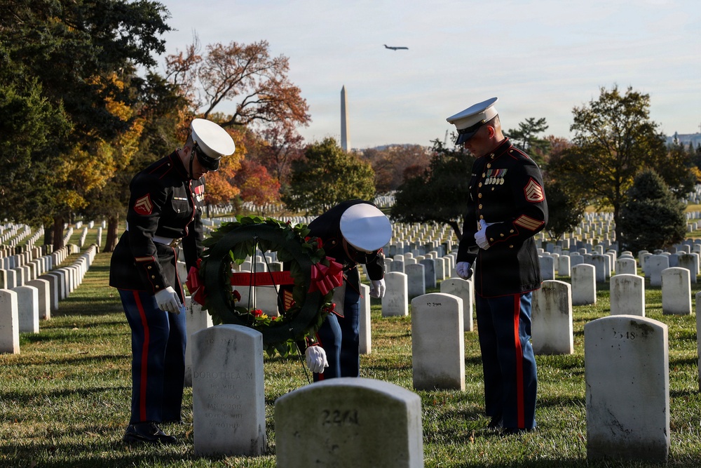 Wreath Laying Ceremony at Arlington National Cemetery