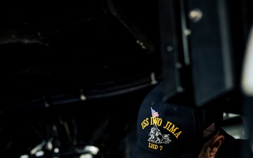 USS Iwo Jima Watchstanders on the Bridge