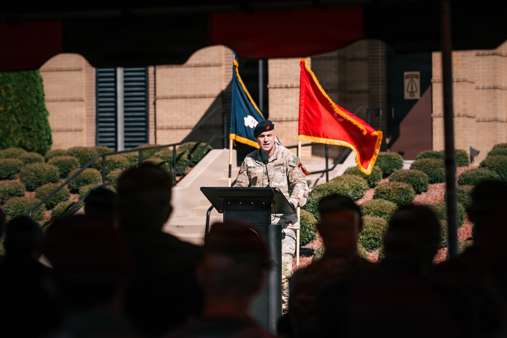 CSM Naumann Bids Farewell to USASOC