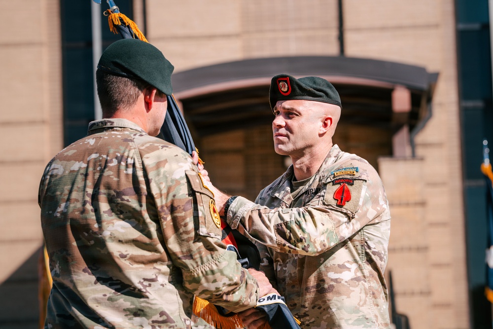 CSM Naumann Bids Farewell to USASOC