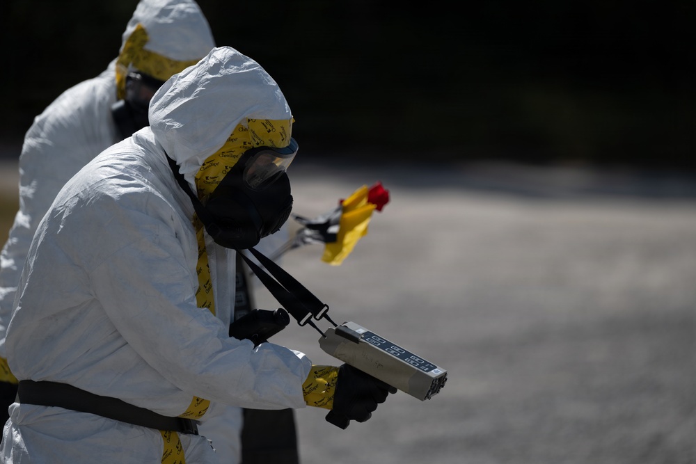 Hurlburt, Eglin practice radiation response