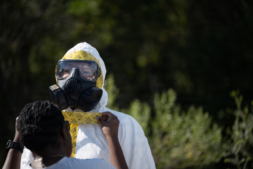 Hurlburt, Eglin practice radiation response