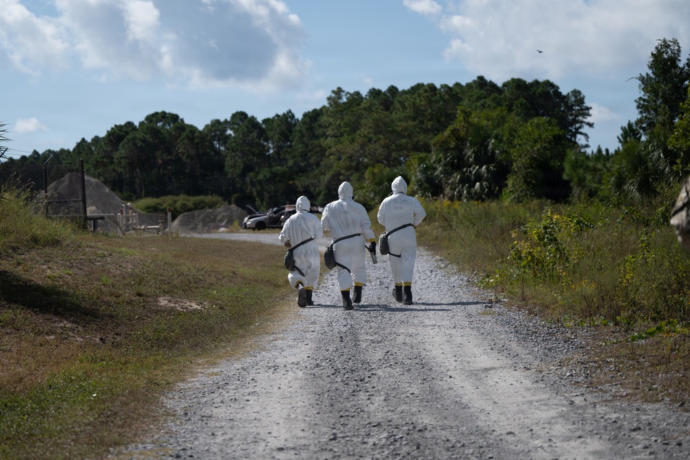 Hurlburt, Eglin practice radiation response