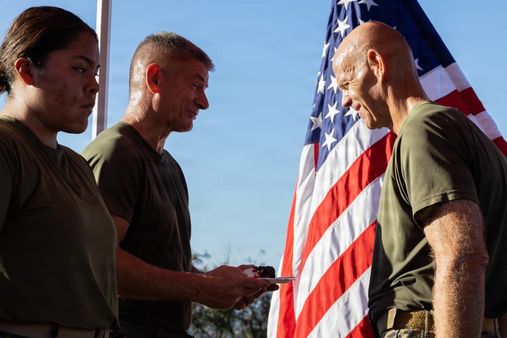 MARFORPAC conducts cake cutting ceremony