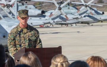 HMLA-369 holds a memorial ceremony for Maj. Tyler R. Braconi