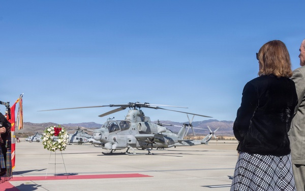 HMLA-369 holds a memorial ceremony for Maj. Tyler R. Braconi