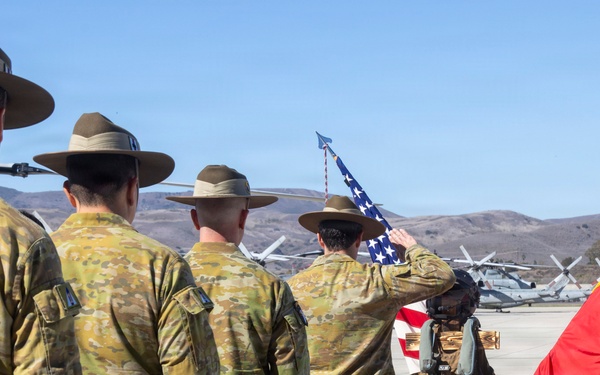 HMLA-369 holds a memorial ceremony for Maj. Tyler R. Braconi